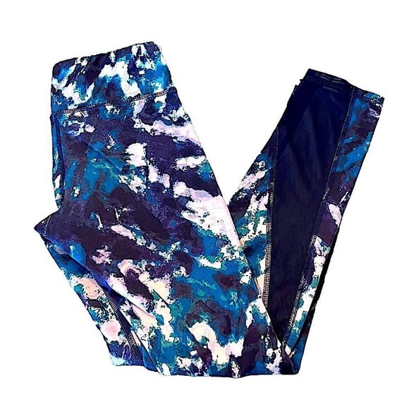 Old Navy Active Elevate Mid-rise Tie Dye Go-Dry Leggings L/10-12 - Picture 1 of 10